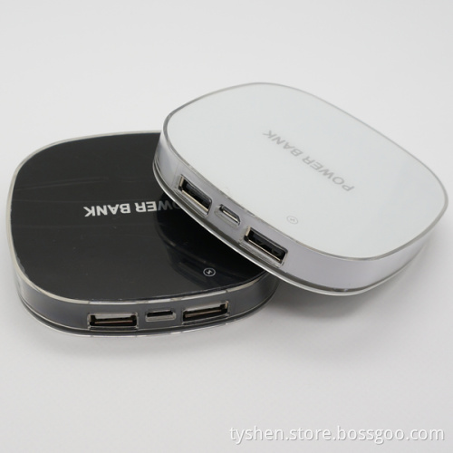 Power Bank Private Model 4600 mAh Black/White Color (J19)